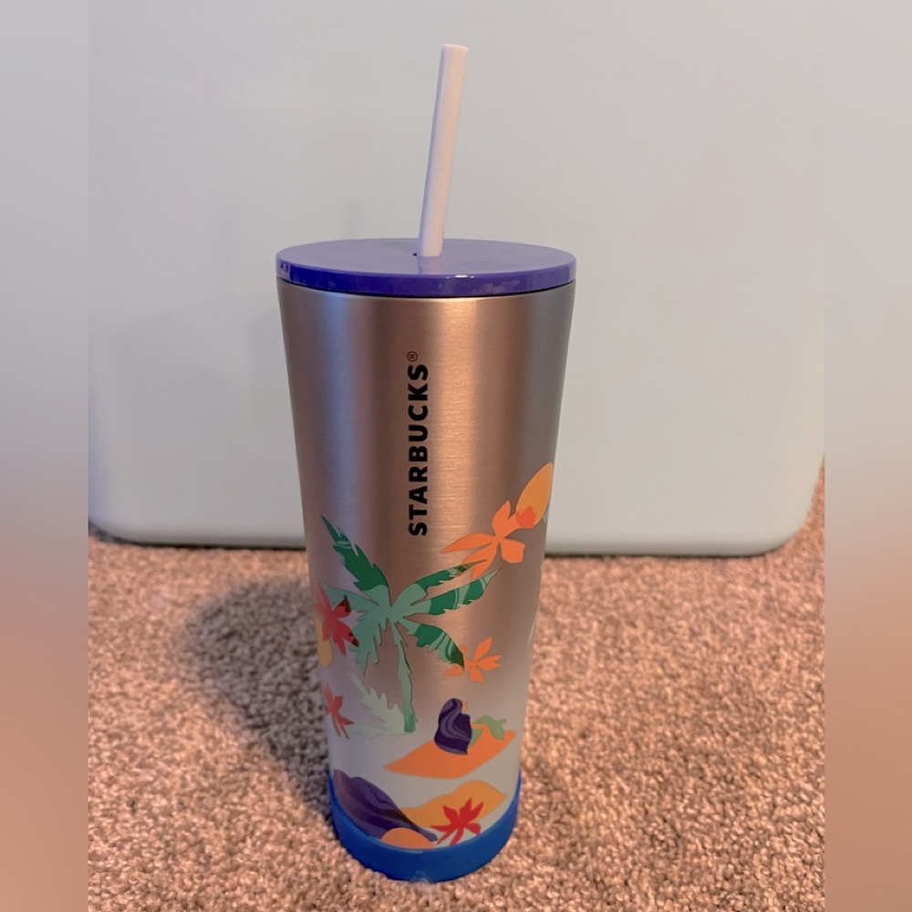 Starbucks tumbler with bumper new